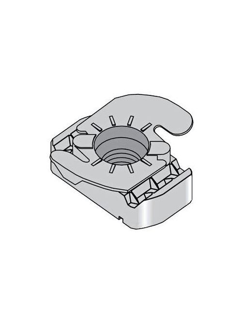 Allied Powerstrut - Power-Strut PS TG 1/2 EG 1/2 Inch Electrogalvanized Channel Nut with Spring On Top