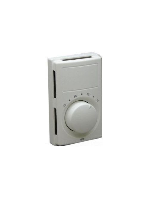 Qmark/Marley - Marley M612W Line Voltage Rated 22 Amp at 120 to 240 Volt 18 Amp at 277 Volt DPST Snap Action Thermostat with Heat Anticipator