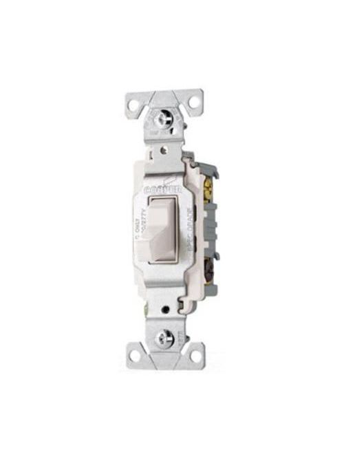 Cooper Wiring Device Arrow/Eagle - Eaton Wiring Devices CS320W 3-Way 20 Amp Toggle Switch