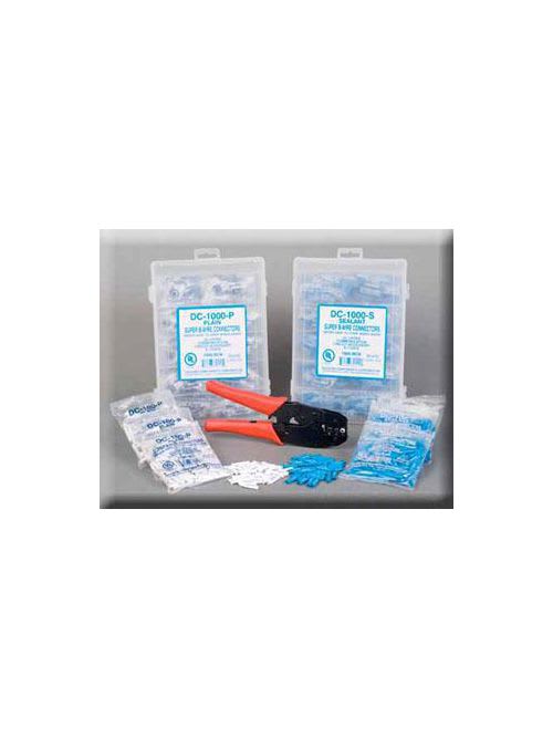 DOLPHIN - Dolphin Components Corporation DC-100S 24 to 16 AWG Blue Wire Connector