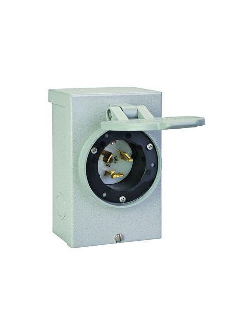 Reliance Control Corporation - Reliance Controls Corp. PB50 50 Amp 125/250 VAC NEMA 3R CS6365 Power Inlet Box