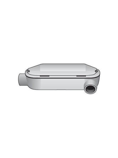 OZ-Gedney Co. - O-Z/Gedney LL6X-200MG 2 Inch LL Galvanized Mogul Conduit Body
