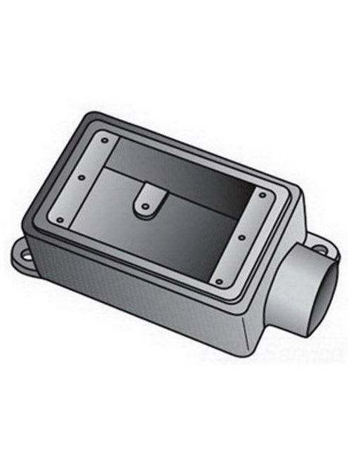 OZ-Gedney Co. - O-Z/Gedney FS150 1-Gang Cast Box