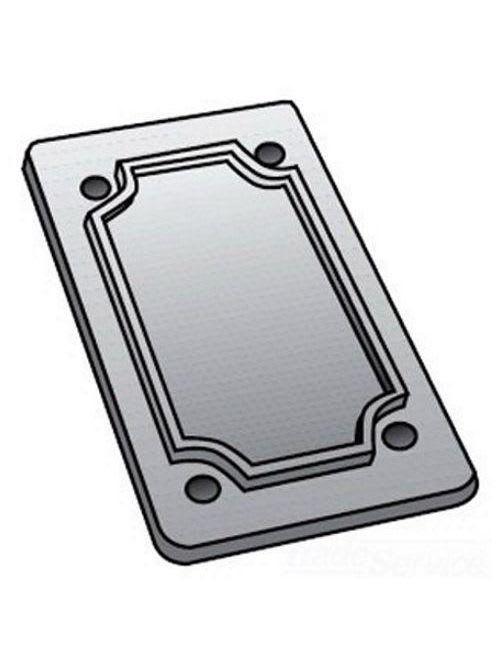 OZ-Gedney Co. - O-Z/Gedney FS1BC 1-Gang Blank Cast Device Box Cover