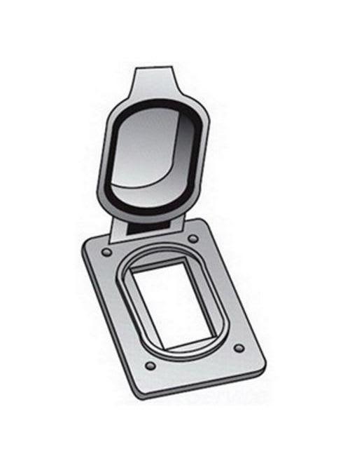 OZ-Gedney Co. - O-Z/Gedney FS-1-GFCA 1-Gang Aluminum Gfi Device Cover