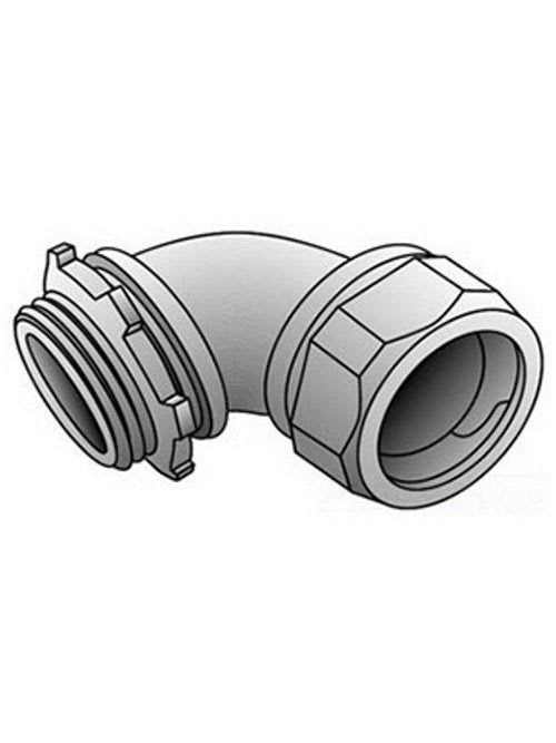 OZ-Gedney Co. - O-Z/Gedney 8075-W 3/4 Inch 90 Degree EMT Compression Connector