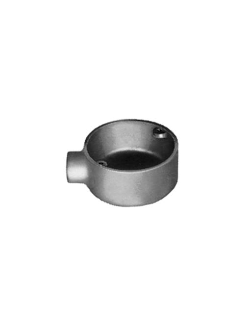 Appleton Electric - Appleton SHE-50 4" Round Conduit Outlet Box, 1/2" Hub, Malleable Iron