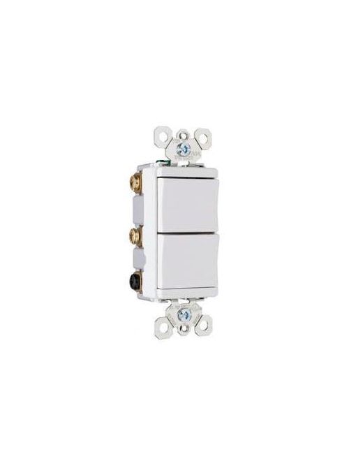 Pass & Seymour / Legrand - Pass & Seymour TM813-LACC Decorator Combo, Single Pole & 3-Way Switch, Light Almond