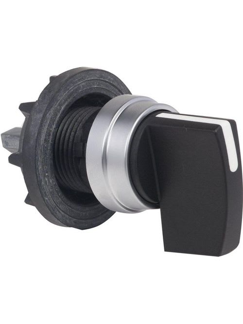Square-D / Schneider - Square D 9003KBA1A 22 mm Amber Metal Bezel Knob Rotary Cam Switch Operator