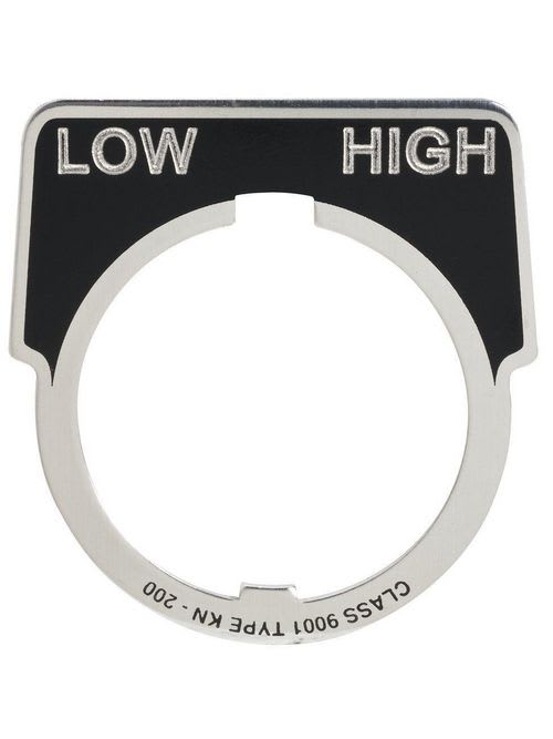 Square-D / Schneider - Square D 9001KN254 Type K 30 mm Push Button Legend Plate