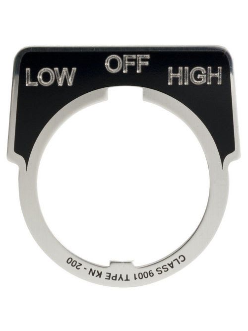 Square-D / Schneider - Square D 9001KN265 Type K 30 mm Push Button Legend Plate