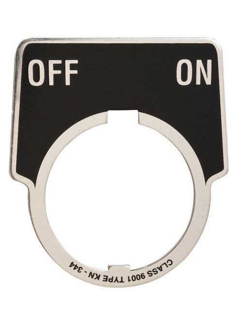 Square-D / Schneider - Square D 9001KN344 Type K 30 mm Push Button Legend Plate
