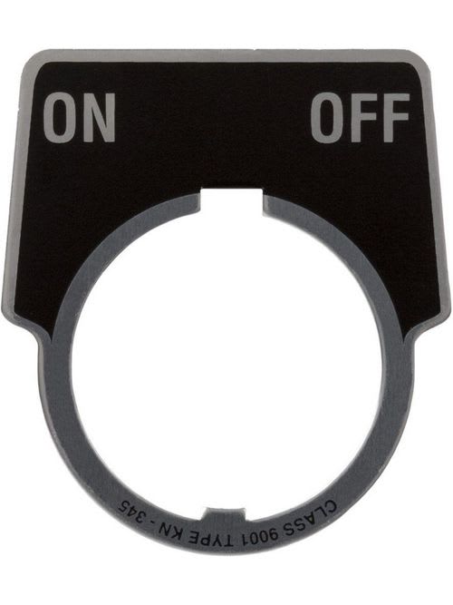 Square-D / Schneider - Square D 9001KN345 Type K 30 mm Push Button Legend Plate