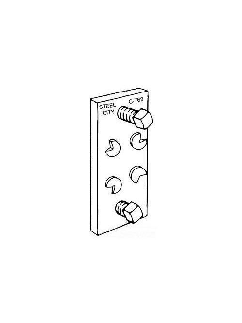 Thomas & Betts Co - Kindorf E-768 800 lb Galv Krom Steel Channel Column Mount Support