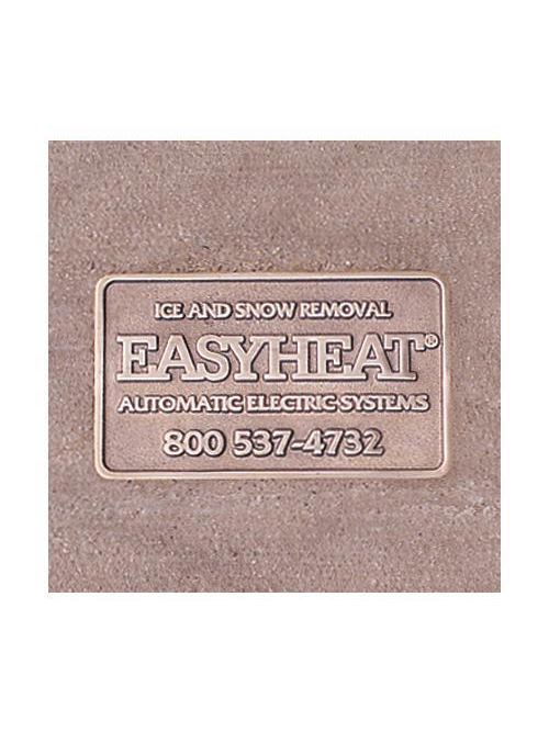 Easy Heat - Easy Heat NMPLT Brass Name Plate