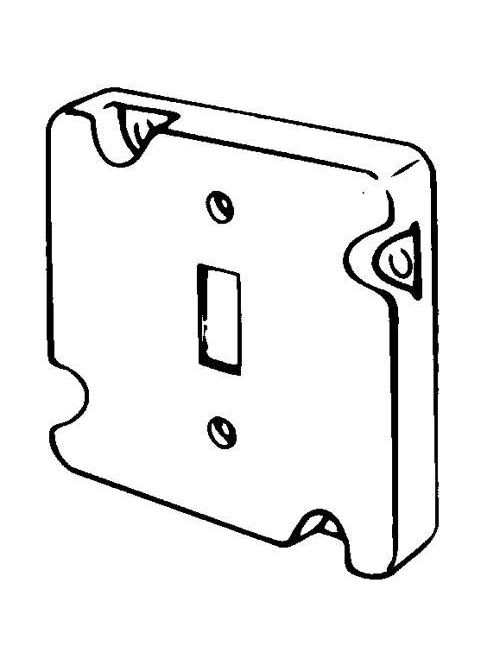 Appleton Electric - Appleton 8489 4-11/16" SQ CVR SGL TOGG