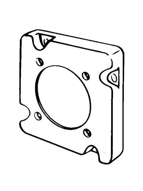 Appleton Electric - Appleton Group 8499 1/2 Inch Raised 10 In. Steel Square Box Cover