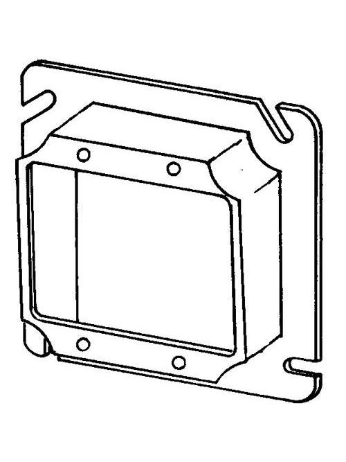 Appleton Electric - Appleton 8486 3/4" Raised 8.5 In. Steel Square Box Cover