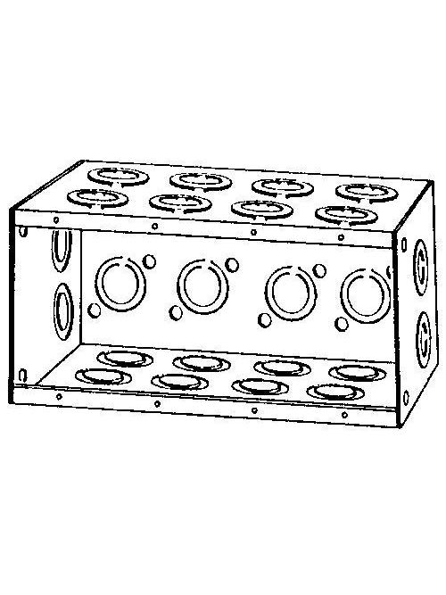 Appleton Electric - Appleton M4-350 MSNRY BOX 4 GAND 3-1/2 D