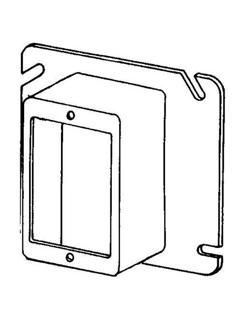 Appleton Electric - Appleton 8485E 1-1/4" Raised 8 In. Steel Square Box Cover
