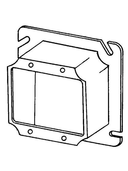 Appleton Electric - Appleton 8486E 1-1/4" Raised 13.5 In. Steel Square Box Cover