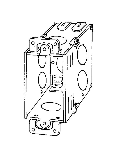 Appleton Electric - Appleton 384D 3 x 2" Square Corner Switch Box