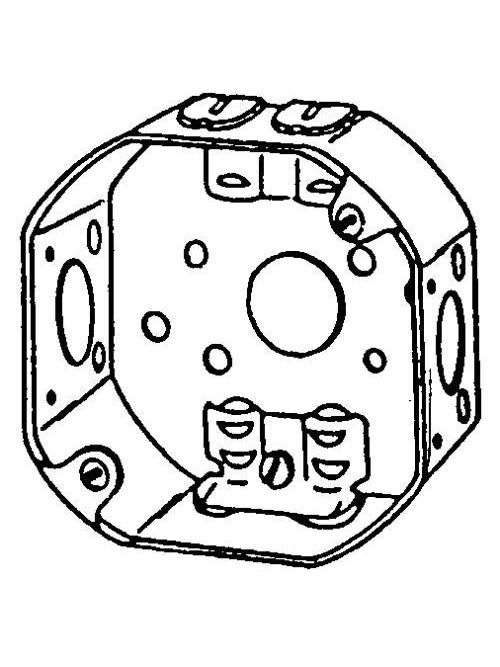 Appleton Electric - Appleton 561N 4" Octagon Outlet / Switch Box, 1-1/2" Deep, 15.5cu.in, Steel