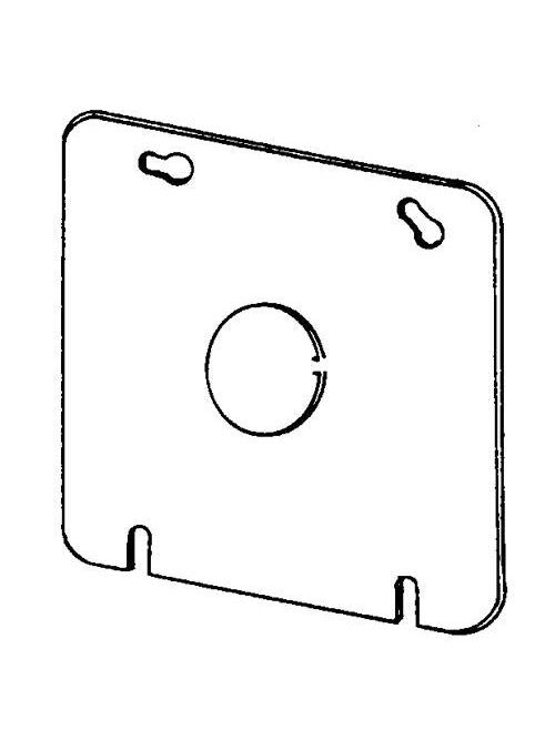 Appleton Electric - Appleton 8487K 4-11/16" Square 1-1/2" Knockout Cover