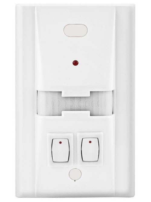 Hubbell Wiring Device - Hubbell WS1277W2 Passive Infrared Wall Switch Occupancy Sensor, Double Pole - White
