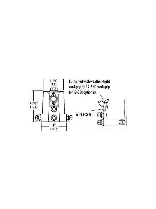 Lithonia Lighting - Lithonia Lighting FTS J4 Yoke Mount Floodlight Tenon Slipfitter