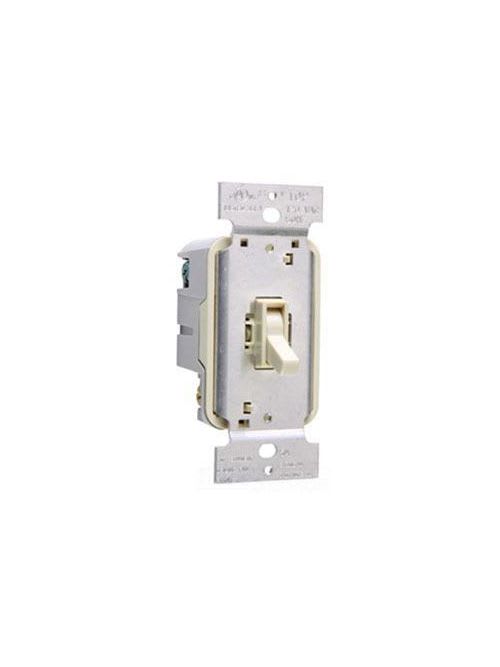 Pass & Seymour / Legrand - Pass & Seymour TSC5IV 120 Volt 5 Amp Ivory Thermoplastic Toggle with Non-Preset Fan Speed Control