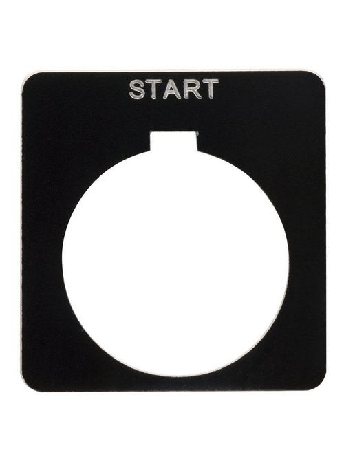 Square-D / Schneider - Square D 9001KN201BP Type K 30 mm Push Button Legend Plate