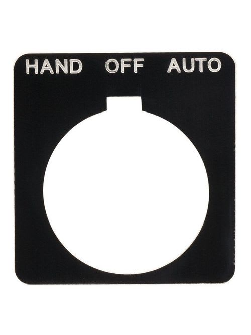 Square-D / Schneider - Square D 9001KN260BP Type K 30 mm Push Button Legend Plate
