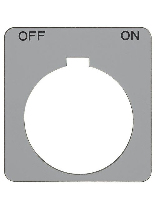Square-D / Schneider - Square D 9001KN244SP Type K 30 mm Push Button Legend Plate