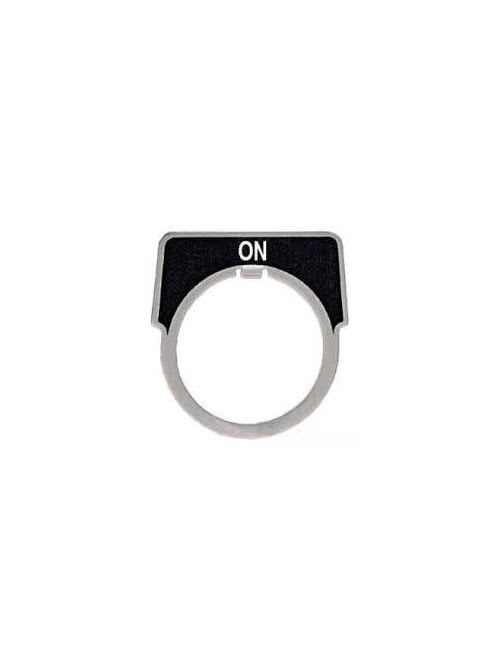 Square-D / Schneider - Square D 9001KN218SP 1.75 Inch Plastic Black Jog Square Push Button Standard Legend Plate