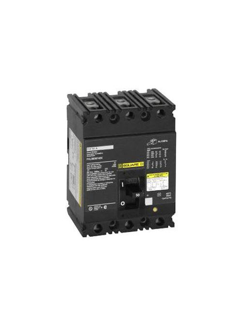 Square-D / Schneider - Square D FAB36050 600 Volt 50 Amp Molded Case Circuit Breaker