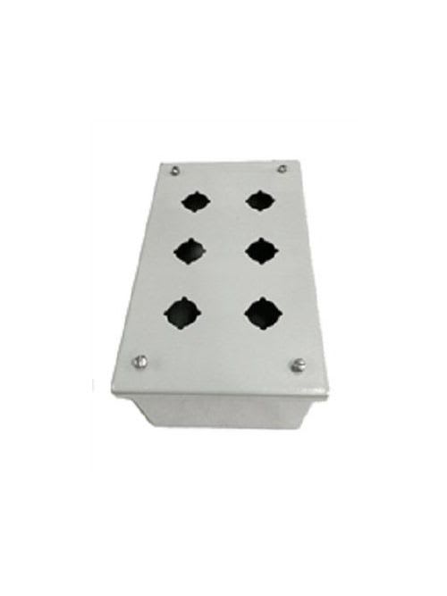 Square-D / Schneider - Square D 9001KYSS6 7.43 x 11.37 x 4.34 Inch NEMA 1/3/4/4X/13 6-Hole Push Button Control Station Enclosure
