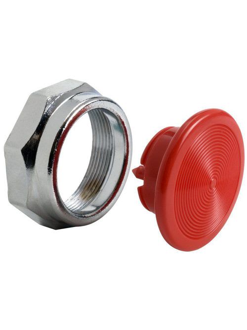 Square-D / Schneider - Square D 9001K16R 1-3/8 Inch NEMA 1/2/3/3R/4/12/13 Red Mushroom Push Button Knob