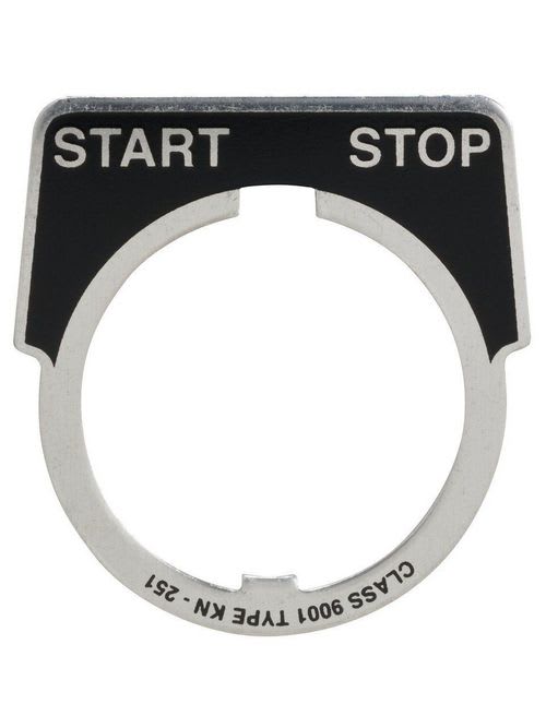 Square-D / Schneider - Square D 9001KN251 Type K 30 mm Push Button Legend Plate