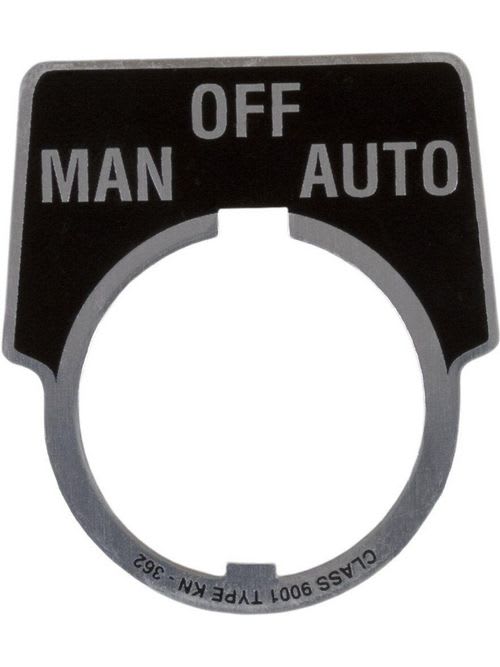 Square-D / Schneider - Square D 9001KN362 Type K 30 mm Push Button Legend Plate