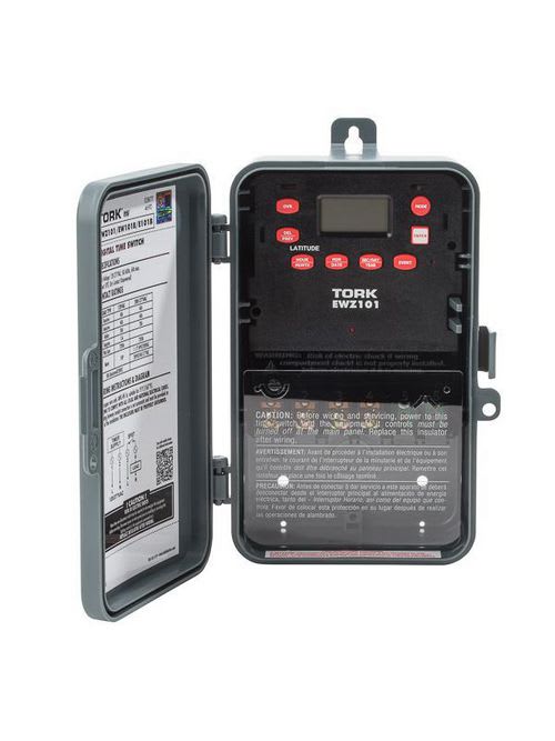 NSi - Tork EWZ101 120/277 VAC 60 Hz 40 Amp 7 Day SPST 1-Channel Digital Time Switch