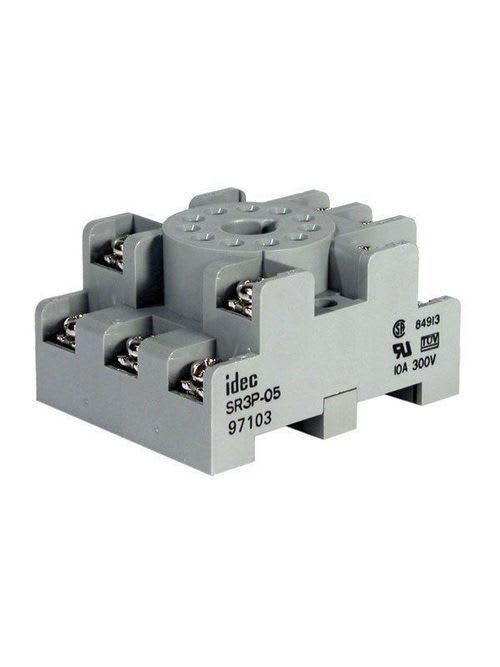 Idec Products - IDEC Corporation SR3P-05 3-Pole 11-Pin Screw Terminal Din Rail Mount Relay Socket