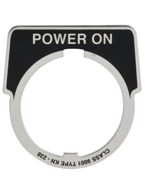 Square-D / Schneider - Square D 9001KN238 Type K 30 mm Push Button Legend Plate