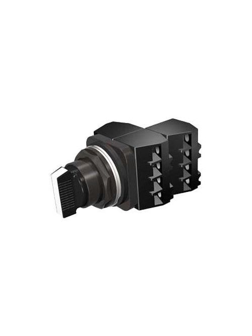 Siemens - Siemens 52SA2GABJ2K1 30 mm 600 VAC 3-Position 1NO 2NC White Metal Bezel Maintained Non-Illuminated Selector Switch