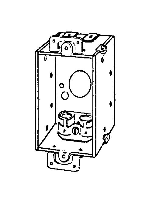 Appleton Electric - Appleton 171F BX SQ CRNR SW 3X2X2 PLSTR