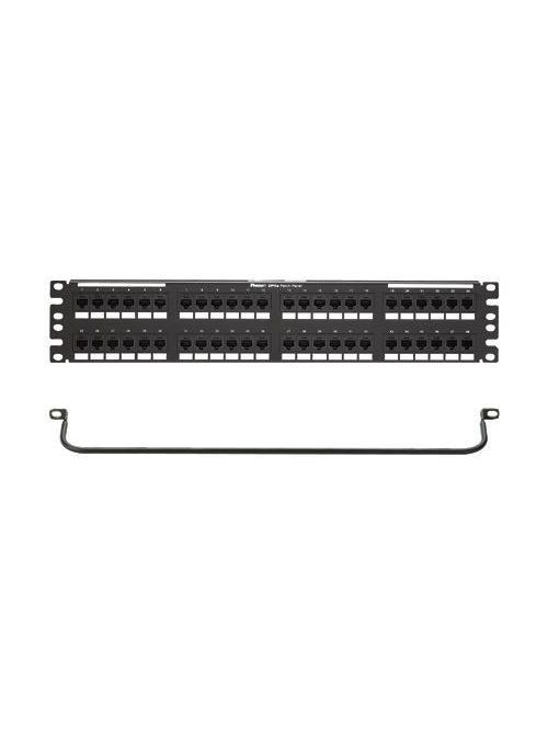 Panduit Corp - Panduit DPKR24688TG Punchdown Patch Panel Kit, Cat 6, Flat, 24 Port, 1RU