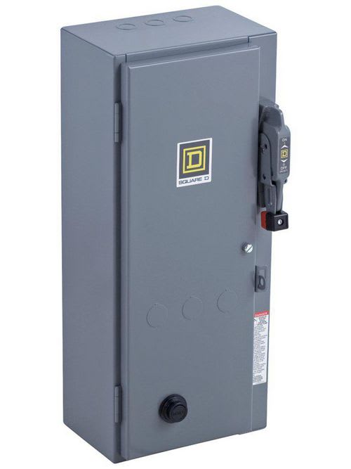 Square-D / Schneider - Square D 8538SCG11V81F4T 480/120 VAC 10 Hp 3-Pole NEMA 1 Full Voltage Non-Reversing Combination Starter