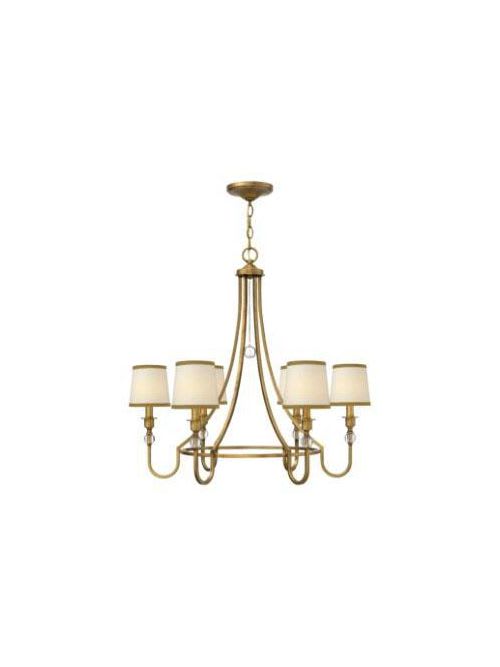 Hinkley Lighting - HINK 4876BR 6LT CH CHANDELIER "MORGAN"