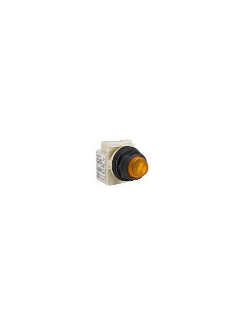 Square-D / Schneider - Square D 9001SKP1LYY31 30 mm 120 VAC Yellow Lens Plastic Bezel LED Standard Round Pilot Light