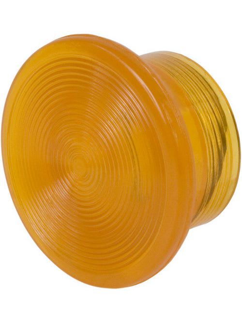 Square-D / Schneider - Square D 9001A20 1-3/8 Inch NEMA 1/2/3/3R/4/12/13 Amber Mushroom Push Button Knob